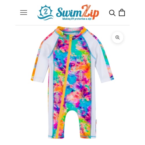 Sunsuit - Long Sleeve Romper Swimsuit | "Impressions"