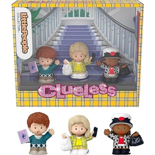 Little People COLLECTOR Clueless Movie Special Edition Set for Adults & Fans, 3 Character Figures in a Display Package (Amazon Exclusive)
