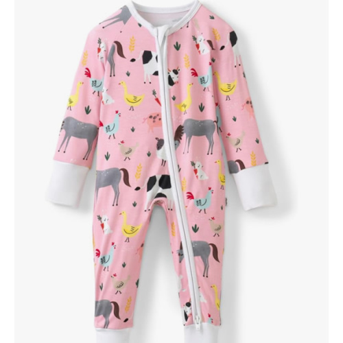 Little Sleepies Pajamas for Baby Boys & Girls, Viscose from Bamboo Baby Pajamas, Preemie & Newborn Sleepers, 2-Way Zipper PJs