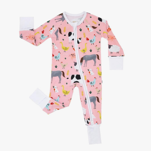 Little Sleepies Pajamas for Baby Boys & Girls, Viscose from Bamboo Baby Pajamas, Preemie & Newborn Sleepers, 2-Way Zipper PJs