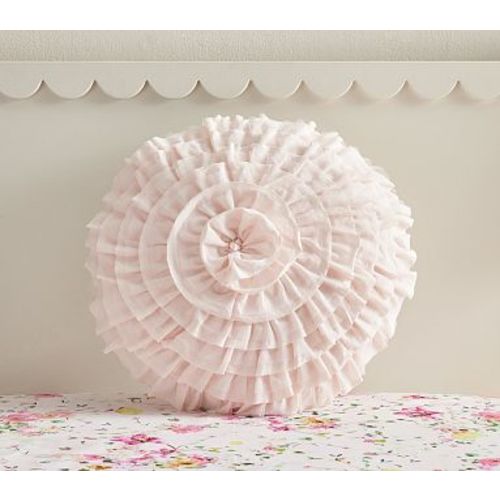 Monique Lhuillier Rosette Tulle Pillow, Blush
