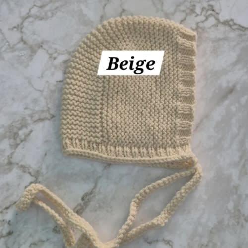 Maya's Knits - Handmade knitted bonnet