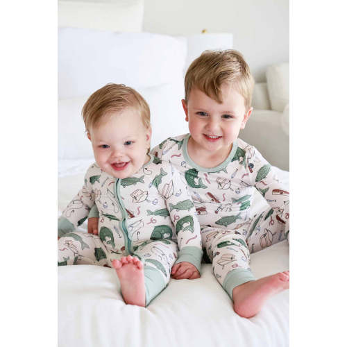 Convertible Zip Romper in Off the Hook | Caden Lane