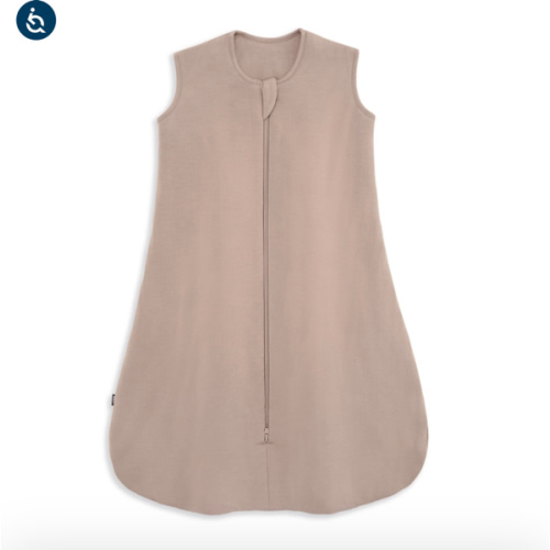 HALO - 1.5 TOG supersoft bamboo wearable blanket, double zipper sleeping bag with weighted feel - oat