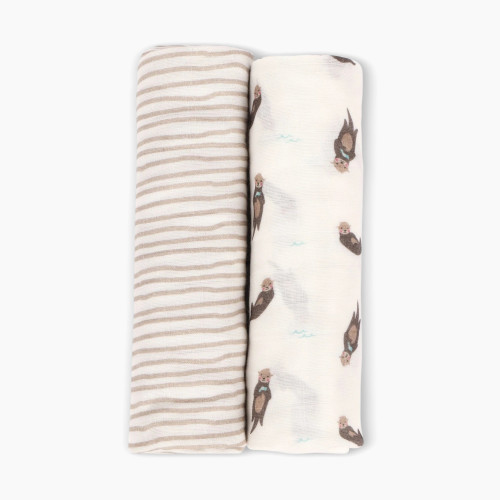 Bamboo Little Swaddle Set - Otter