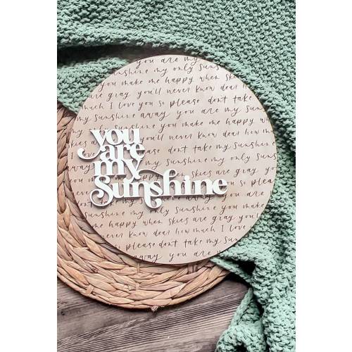 You Are My Sunshine Wood Sign | You Are My Sunshine Nursery Decor | You Are My Sunshine Engraved Sign | You Are My Sunshine Wall Sign