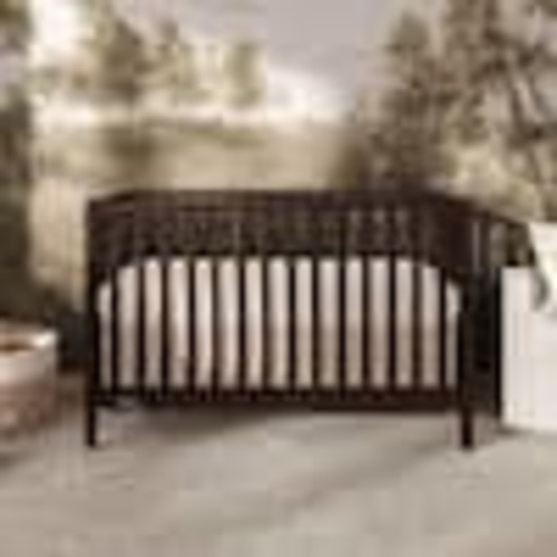 Dream On Me Chocolate Chip Synergy Wave 5-in-1 Convertible Crib 6591-CHP