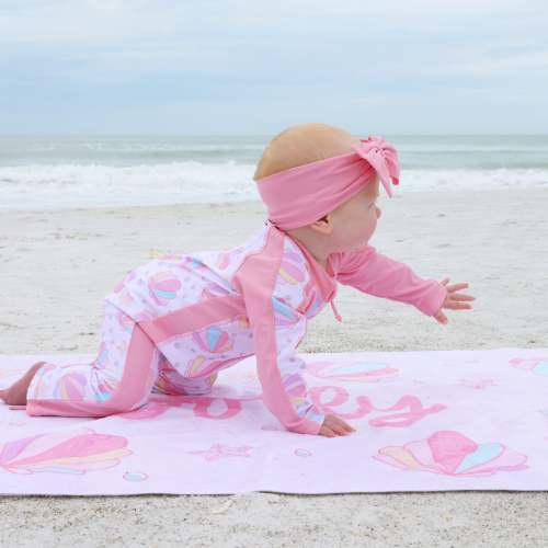 Shell Yeah! Personalized Kids Beach Towel