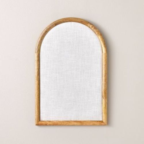 Arched 16"x24" Wood Framed Fabric Bulletin Board - Hearth & Hand™ With Magnolia
