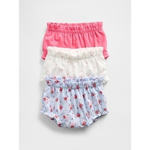 Baby First Favorites Organic Cotton Ruffle Shorts (3-Pack) | Gap