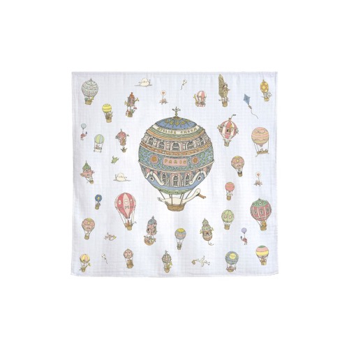 Hot Air Balloon Cotton Swaddle