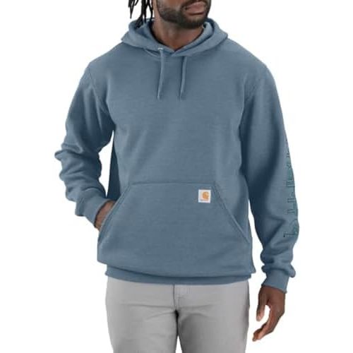 Carhartt Men's Loose Fit Midweight Logo Sleeve Graphic Sweatshirt