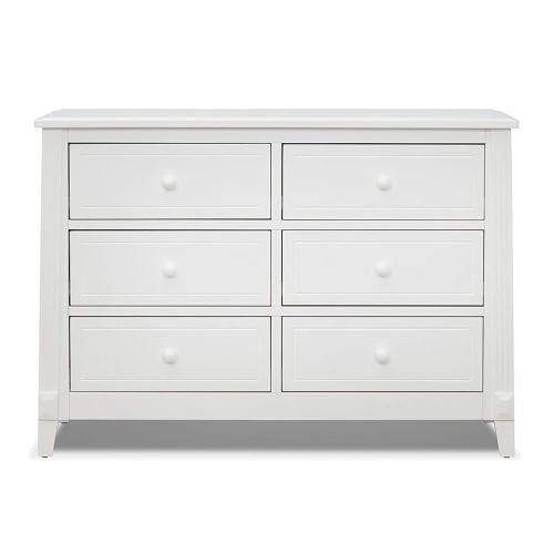 Sorelle Furniture Berkley Baby Dresser – Nursery Furniture with Drawers for Kids' Bedroom, Nightstand for Child’s and Infant Room - White