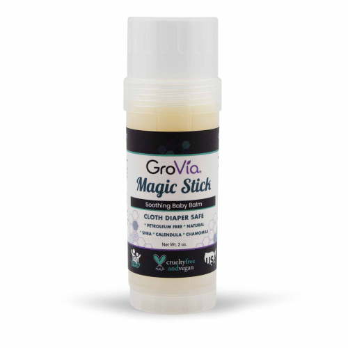 GroVia All Natural Magic Stick Baby Diaper Balm for Baby Diapering (2 oz) - Original
