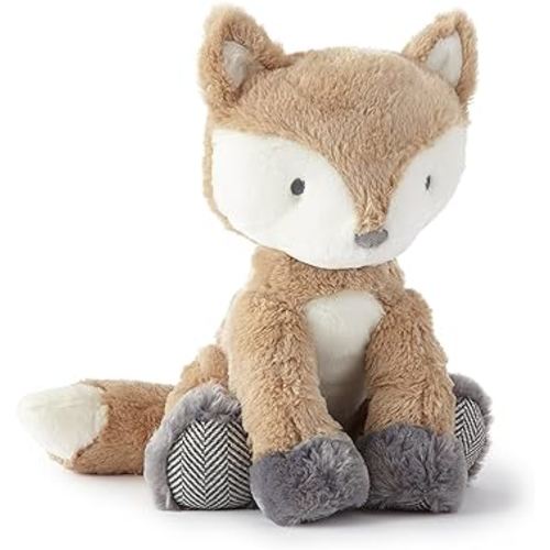 Levtex Baby - Bailey Stuffed Toy - Fox - Grey, White, Brown, Cream - Nursery Accessories - Size: 5 x 20 in.