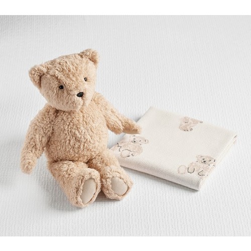 The St. Jude Oatmeal Bear & Baby Blanket Gift Set | Pottery Barn Kids