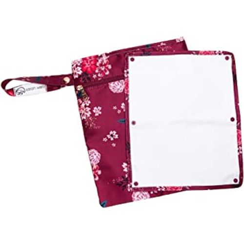 Sarah Wells Pumparoo Wet/Dry Bag for Breast Pump Parts (Berry Bloom)
