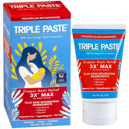 Triple Paste, Diaper Rash Ointment, 2 oz, Severe Relief