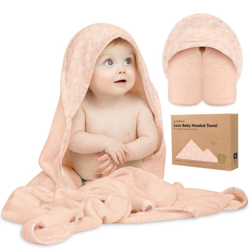 Luxe Baby Hooded Towel (Crystal)