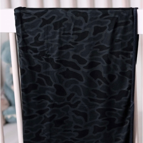 Baby Swaddle - Black Camo – BURLEBO