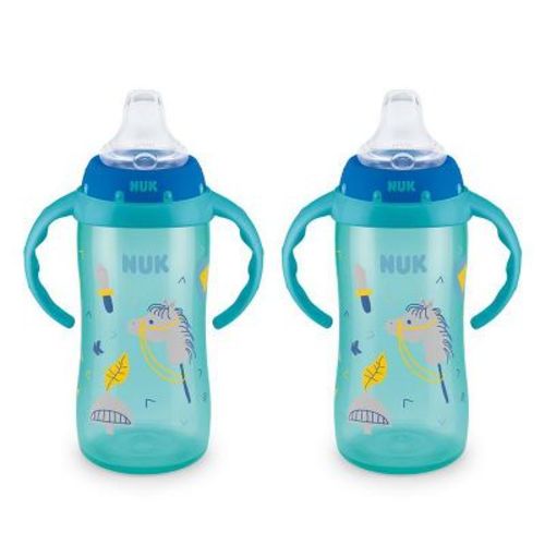 NUK Large Learner Cup - Blue - 10oz/2pk