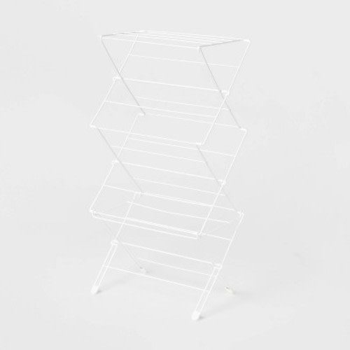 Folding Steel Drying Rack White - Brightroom™