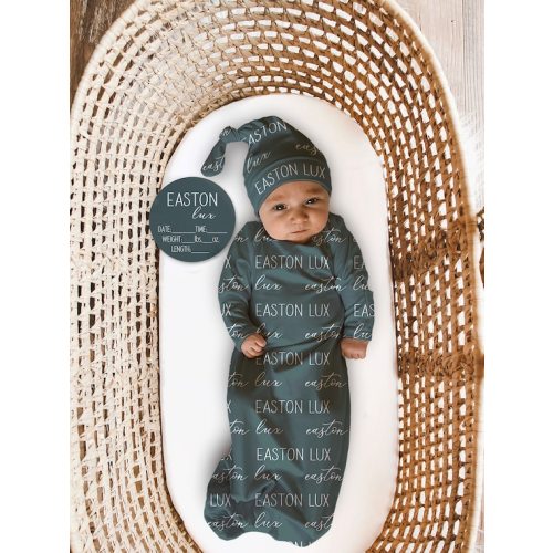 NEW! BABY NAME Swaddle - Baby Boy Swaddle Hat Headband Personalized Newborn Baby Girl Coming Home Outfit Hospital Photo Receiving Blanket - Etsy