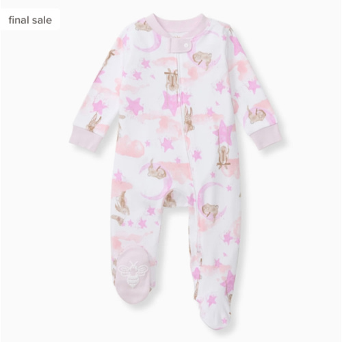 Stardust Bunnies Sleep & Play - Crocus – Burt's Bees Baby - any size