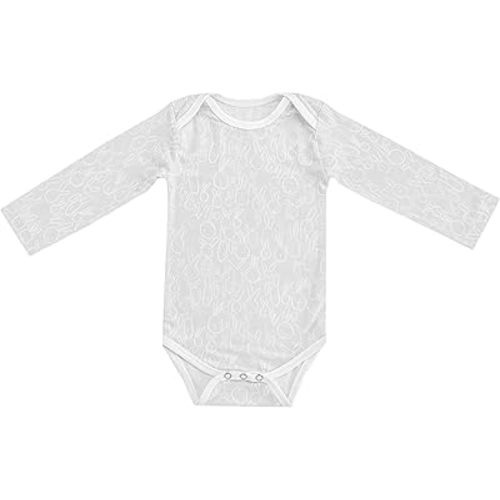 Copper Pearl Long Sleeve Bodysuit Baby: Ultra Soft Baby for Newborns, Boys, and Girls - Stylish, Comfortable, Overlap Shoulders, Premium Knit Fabric - Newborn, Peter