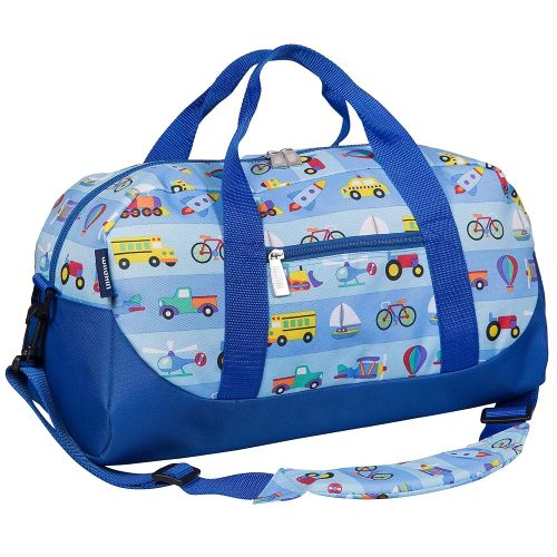 Wildkin Kids Overnighter Duffel Bag – Carry-On Size, Ideal for School & Sleepovers – On The Go