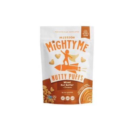 Mission MightyMe Nutty Puffs Baby Snacks - Mixed Nut Butter 1.5oz - 1.5oz