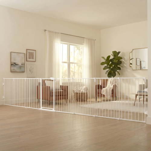 Regalo, Baby Gate and Play Yard, Superwide, 194 Inches White