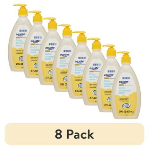 (8 pack) Equate Baby Tear-Free Baby Shampoo, 21 fl oz, Compare to Johnson's® Baby Shampoo