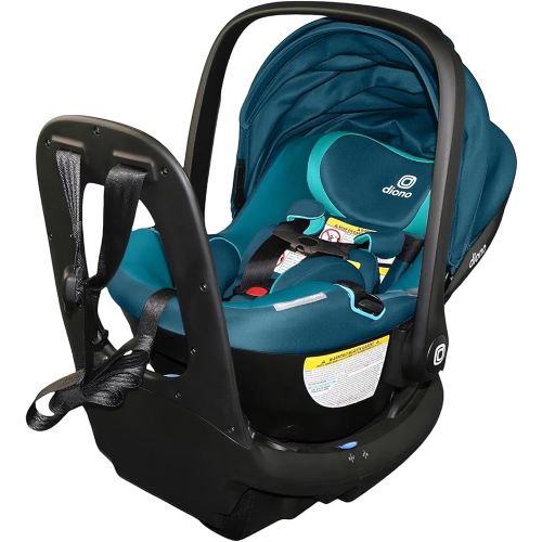Diono LiteClik30 RXT SafePlus Infant Car Seat and Base, Rear-Facing for Infants 4-30lbs, SafePlus Engineering, with Infant Insert, UPF 50+ Sunshade