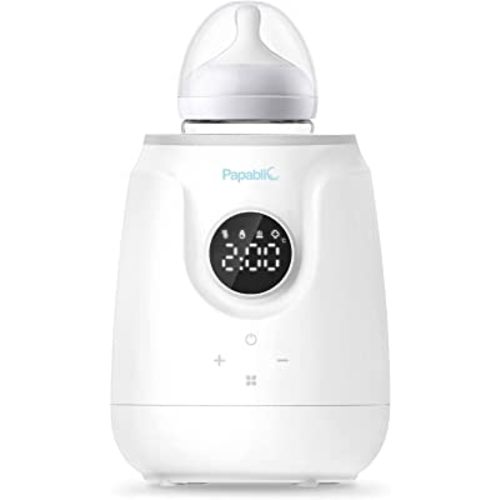 Papablic Ultra-Fast Bottle Warmer, Ready Milk in 2 Min, Baby Bottle Warmer for Breastmilk and Formula, Accurate Temperature Control and Automatic Shut-Off, Bottle Warmers for All Bottles