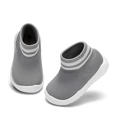 Engtoy Baby Shoes Baby Sock Shoes Baby Walking Shoes Infant Non-Slip Breathable Slippers with Soft Rubber Sole Baby Boys Girls Slip On Sneakers