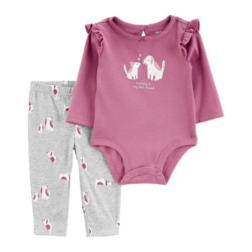 Baby 2-Piece Dog Bodysuit Pant Set - Carter's | Carter's
