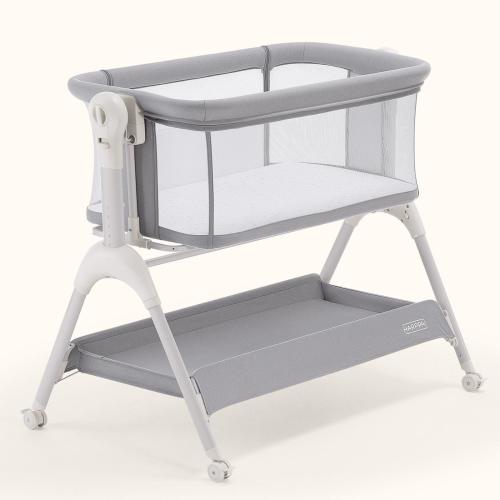 HARPPA Cuddly Sway | 3-in-1 Rocking Baby Bassinet & Bedside Sleeper for Newborns with Mattress for Reflux