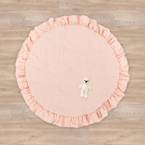 Lush Décor Baby Round Ruffle Play Mat - Blush