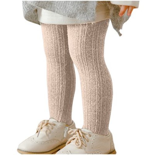 Baby Toddler Girls Cute Cable Knit Cotton Tights Pantyhose Leggings for Girls Stocking Pants for 2-12 Years