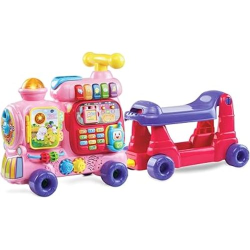 VTech Sit-to-Stand Ultimate Alphabet Train (Frustration Free Packaging), Pink