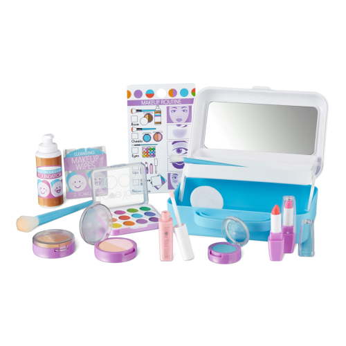 Melissa & Doug, Pretend Makeup Kit, 16 Pieces, Play Set