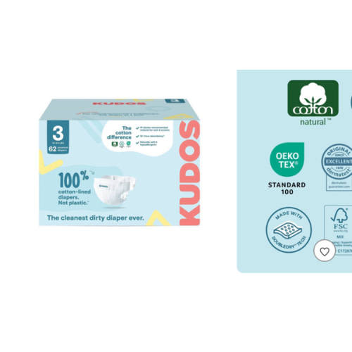 "kudos diapers" size 3
