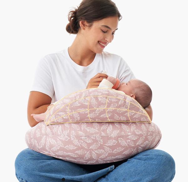 Adjustable Nursing Pillow in Classic Grey – Momcozy