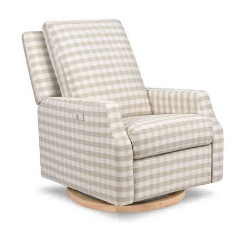 Namesake Crewe Power Recliner + Swivel Glider - USB-C Port, Greenguard Gold Certified, Electronic Recline, 270-Swivel & Glide – Project Nursery