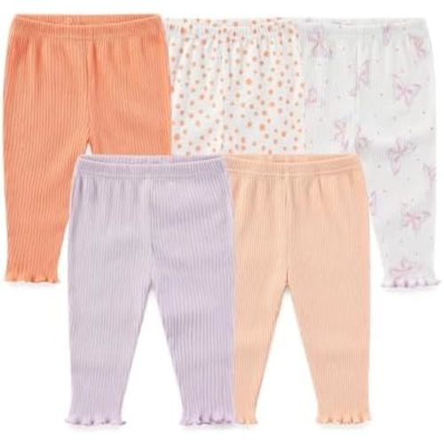 Unisex Baby 5-Pack Long Pants Boys Girls Toddler Cotton Shorts Gift Set