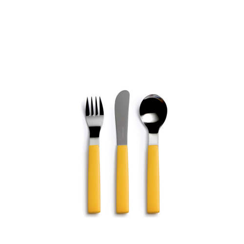David Mellor Heath Kids Flatware Set with Yellow Handles – Heath Ceramics