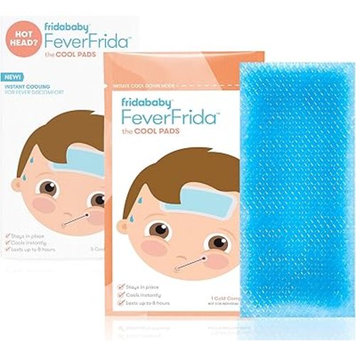 Frida Baby Cool Pads, Fever Patch for Kids, Fever Reducer, Discomfort & Headache Relief, 5 Count
