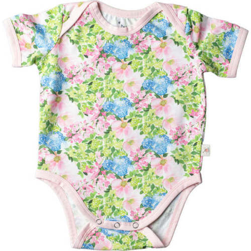 Short Sleeve Bodysuit, Amagansett Bouquet - Moon Breeze Mercantile | Maisonette