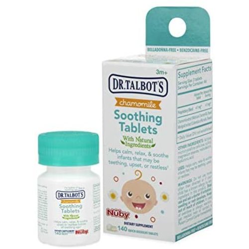 Dr. Talbot's Chamomile Soothing Tablets, Quick Dissolve, 140 Count (Packaging May Vary)